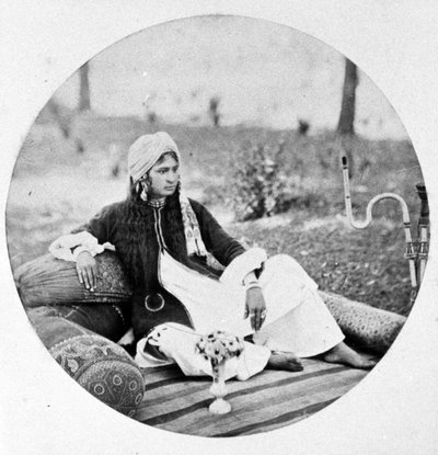 Portrait of a Nautch Girl by European Photographer